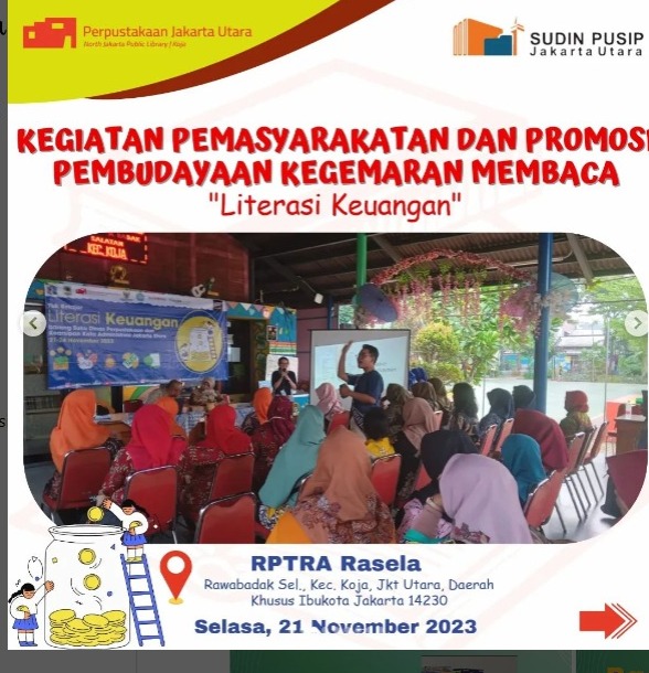 Yuk Belajar Literasi Keuangan Bareng Sudin Pusip Jakarta Utara